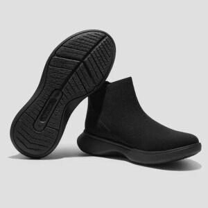 Vivaia Delilah Urban Lightweight Slip On Comfort Water RPT Sneaker Boots Black 8